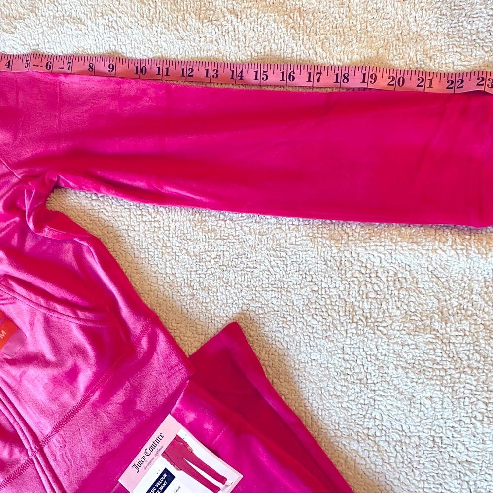 COPY - Juicy Couture Bling Velour Track Suit -Pink(Size M) 💖💖Offers Welcome💖💖 - Picture 9 of 16